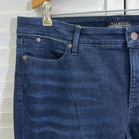 Talbots Jeans Size 16P Flawless Slim Ankle Stretch - Picture 3 of 11
